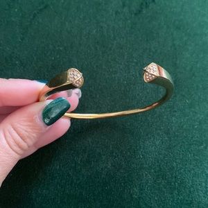 Gold and crystal Michael Kors bracelet